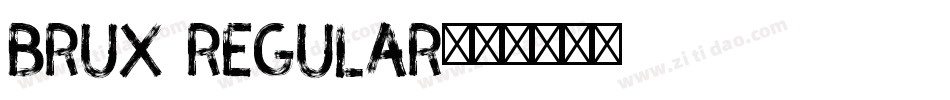 BRUX Regular字体转换